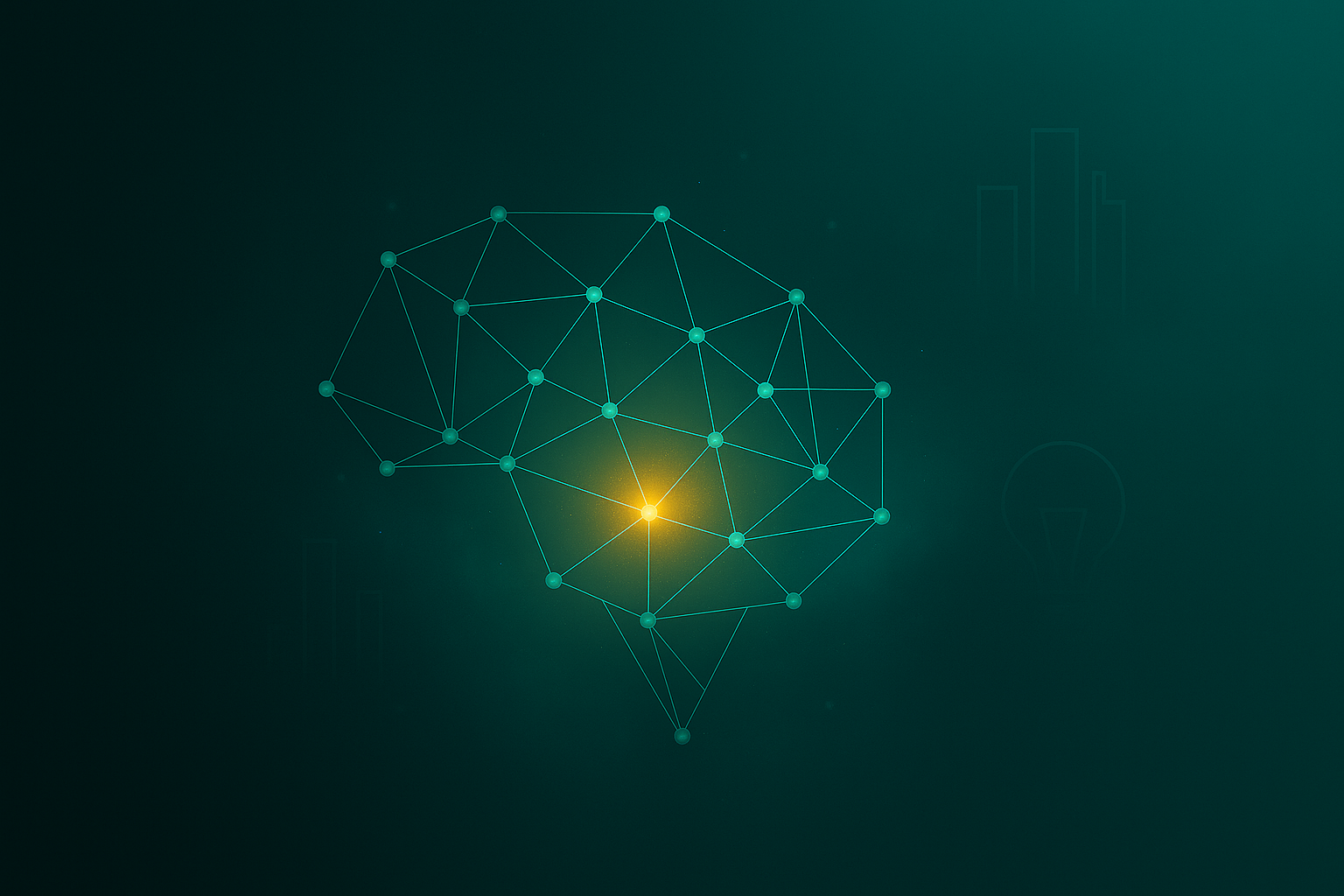 Abstract AI mesh visual for cross-industry AI